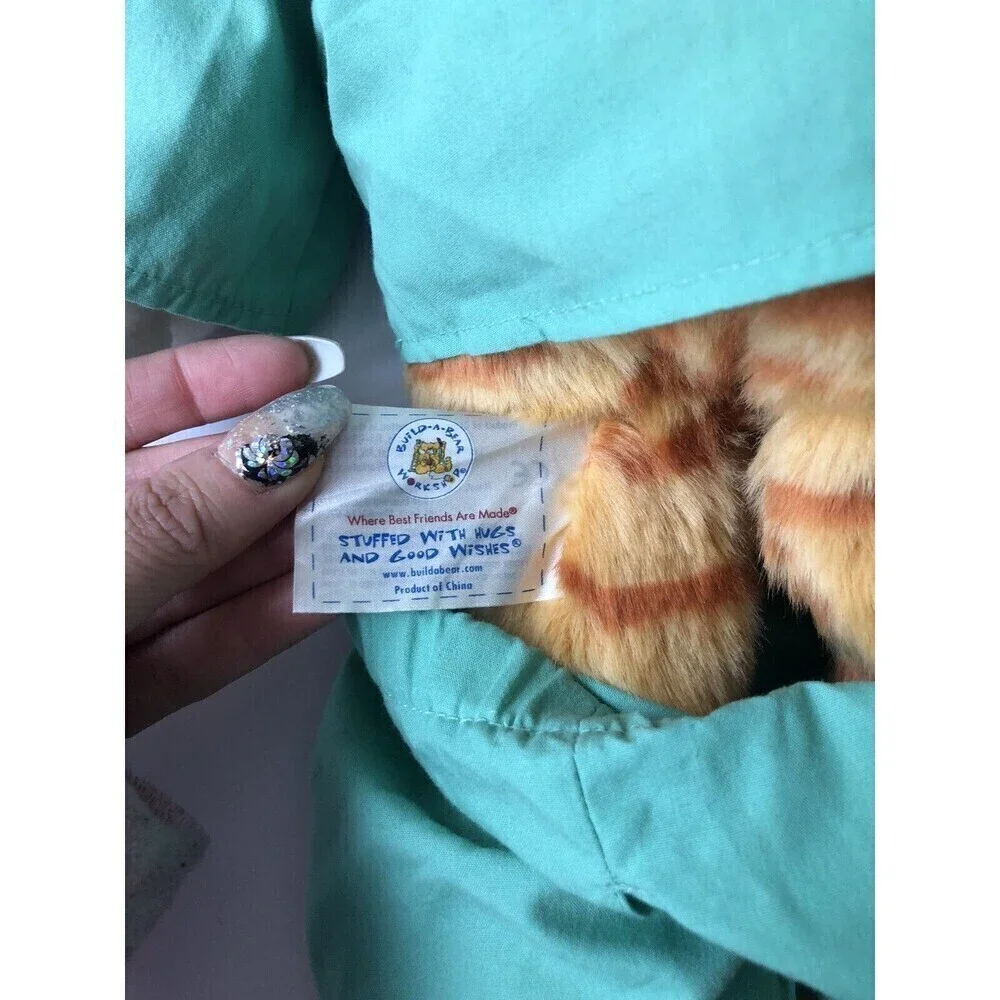 Build A Bear Kitty Cat Plush Orange Tabby BAB